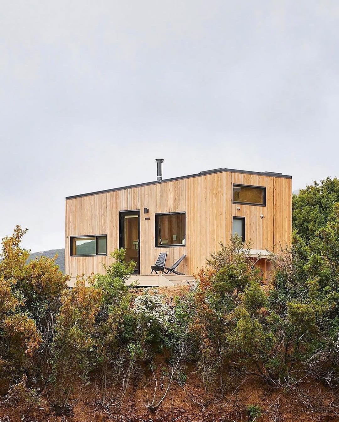 A Modern Wooden Escape Nestled in Nature